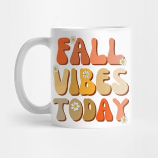 Retro Fall Vibes Today Autumn Colors Mug